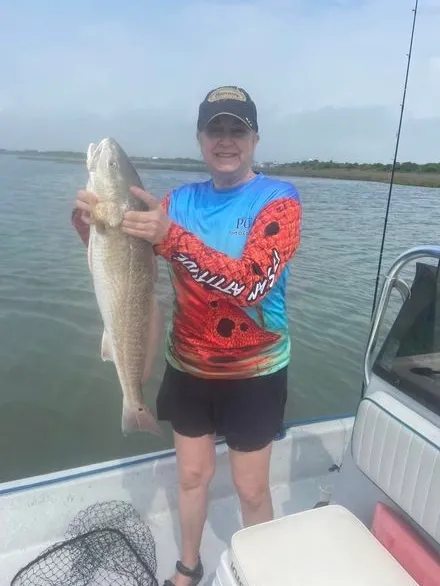 Port O’Connor redfish caught with Captain Jeff